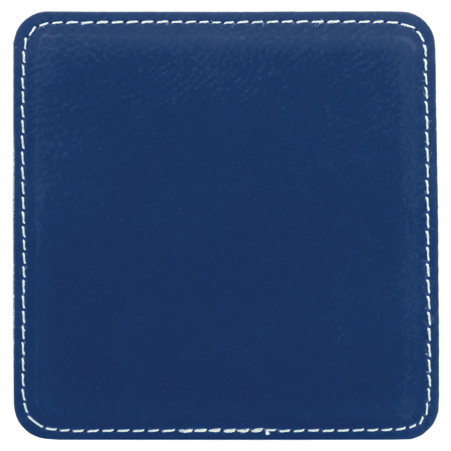 4 inch Individual Leatherette Coasters