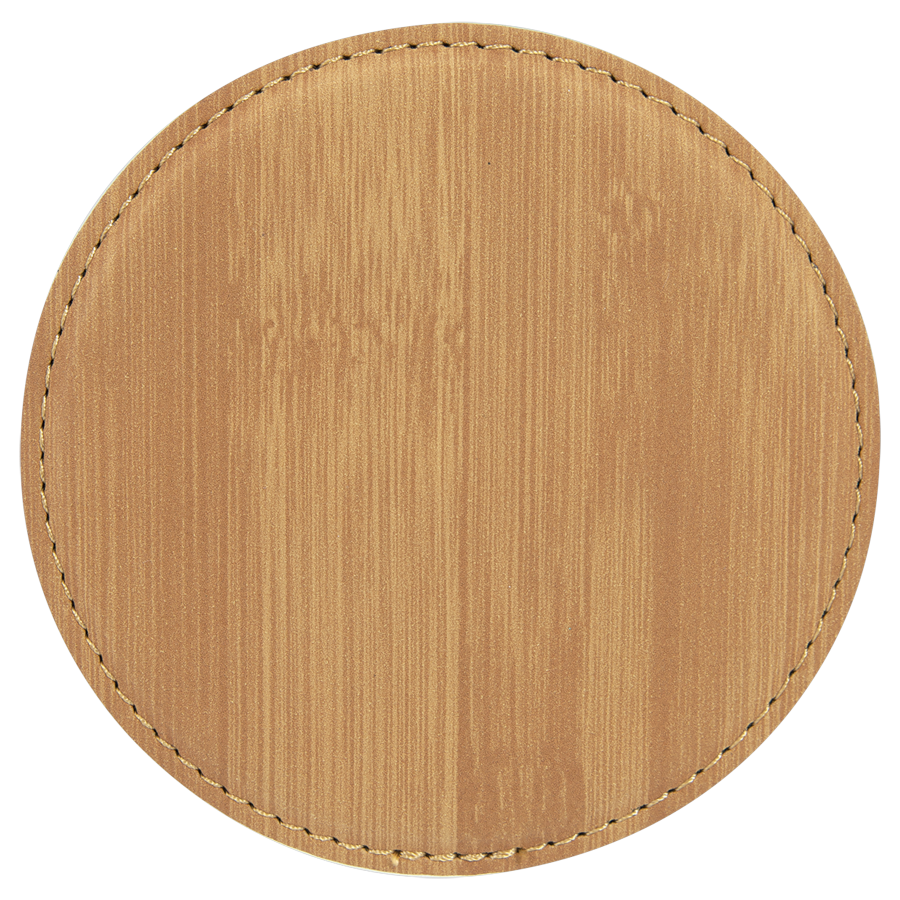 4 inch Individual Leatherette Coasters