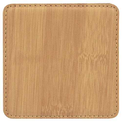 4 inch Individual Leatherette Coasters