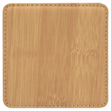 4 inch Individual Leatherette Coasters