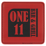 4 inch Individual Leatherette Coasters