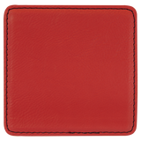 4 inch Individual Leatherette Coasters