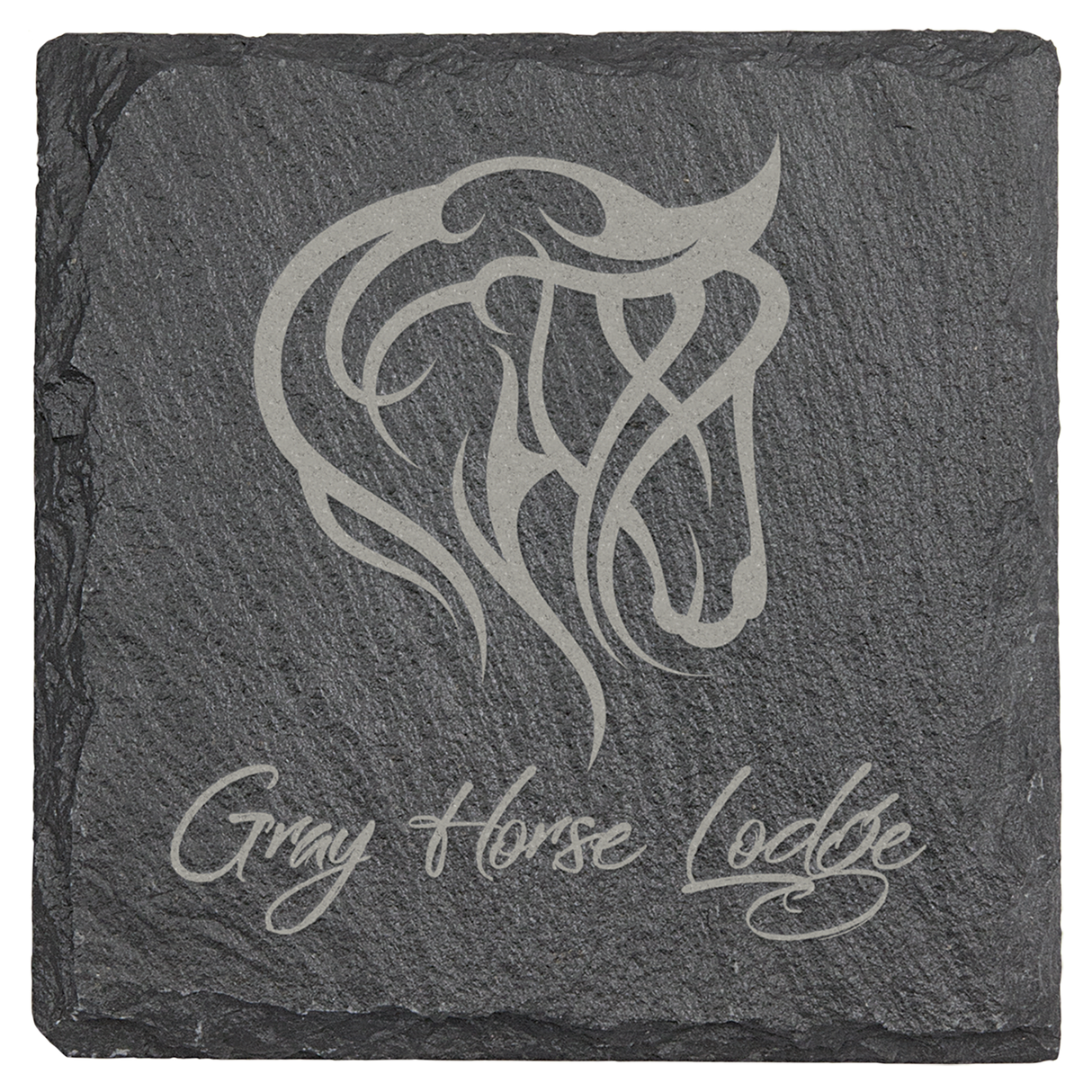 4 inch Individual Slate Coasters