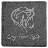 4 inch Individual Slate Coasters