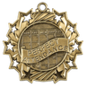 Antique Perfect Attendance Ten Star Medals