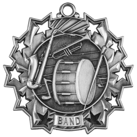Antique Band Ten Star Medals