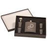 6 oz. Flask Sets w/ 4 Stainless Steel Shot Glasses
