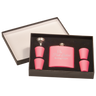 6 oz. Flask Sets w/ 4 Stainless Steel Shot Glasses