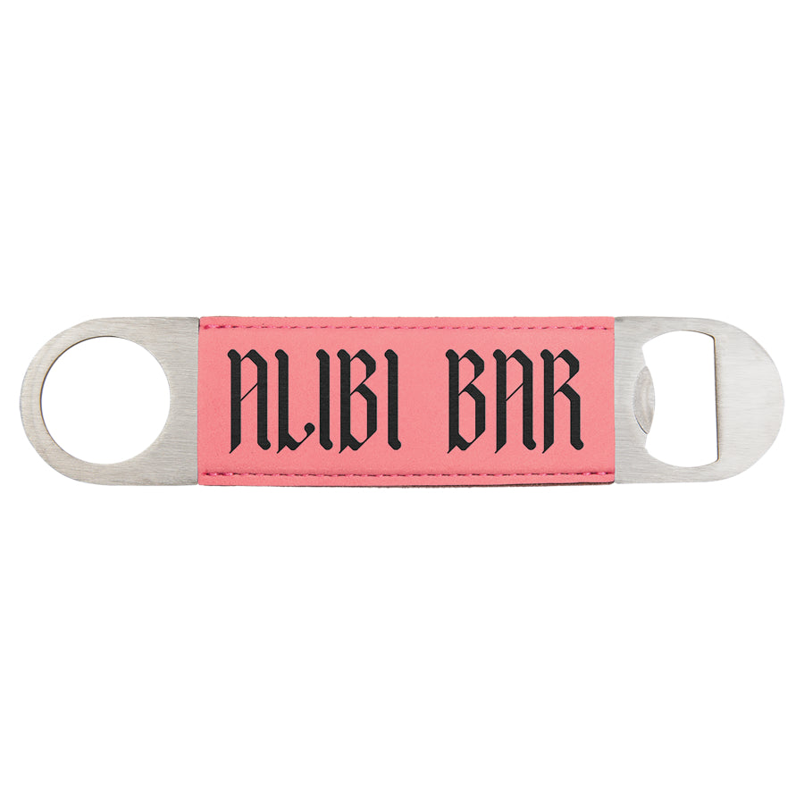 Leatherette Bottle Opener