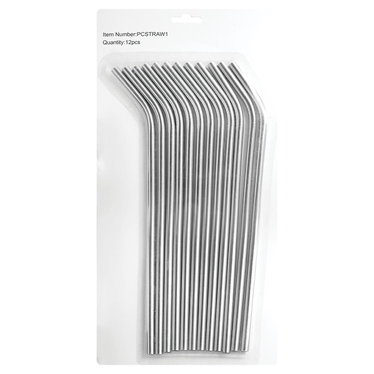 10 inch Stainless Straws (Packs of 12)