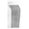 10 inch Stainless Straws (Packs of 12)