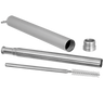 Collapsible Stainless Steel Straw with Case and Cleaning Brush